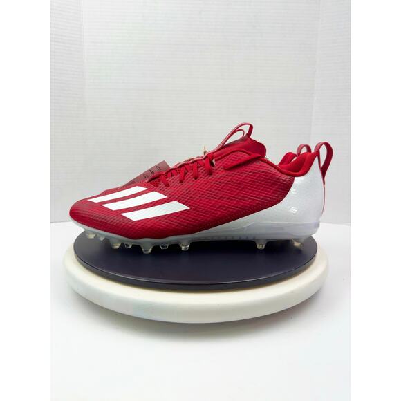 Adidas Adizero Spark Mens 13.5 Team Power Red Cloud White Football Cleats GV9086 - Picture 1 of 11